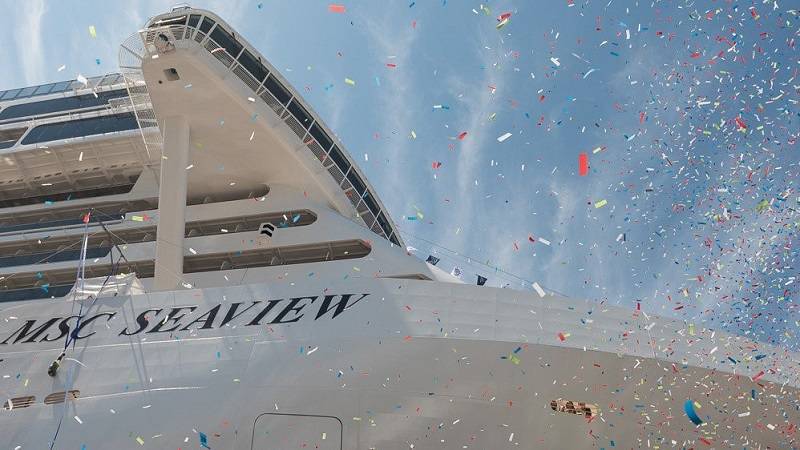 MSC Seaview Delivered at the Fincantieri Shipyards