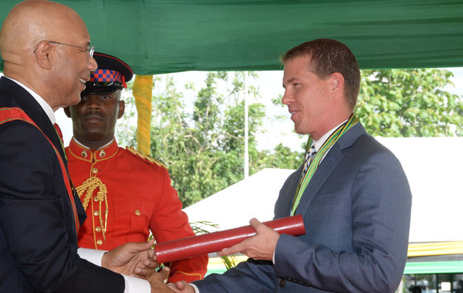 Adam Stewart Recognized with Jamaica’s Order of Distinction