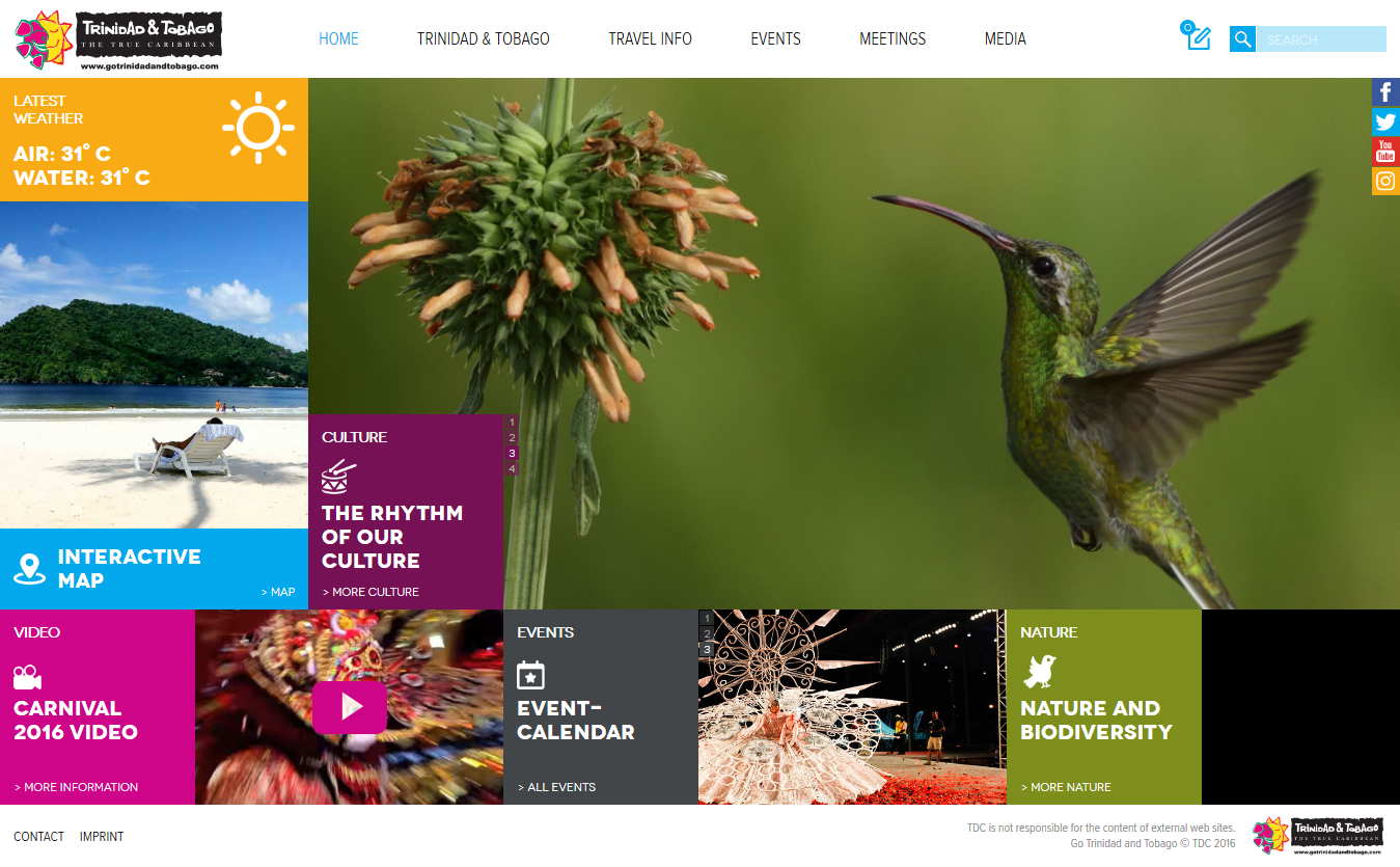 Trinidad & Tobago's New Tourism Website Goes Live
