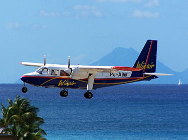 Winair Named Official Airline for Statia Sustainable Conference