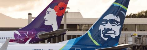 Alaska Airlines Hawai Airlines