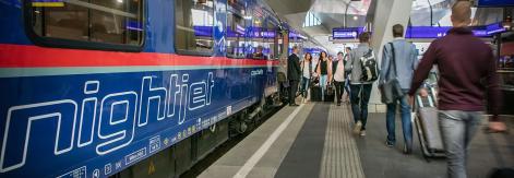 Paris to Berlin night train