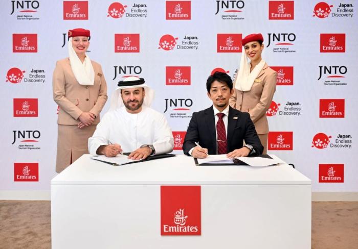 The international aviation and tourism travel sector is experiencing powerful cross-border expansion as the Japan National Tourism Organization (JNTO) officially signed a strategic memorandum of understanding with Emirates