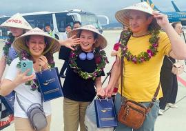 Russian tourists in Vietnam
