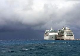 cruise lines storms Caribbean