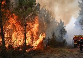 wildfires in Europe
