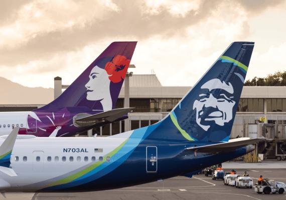 Alaska Airlines Hawai Airlines