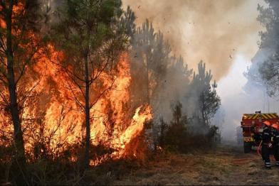 wildfires in Europe